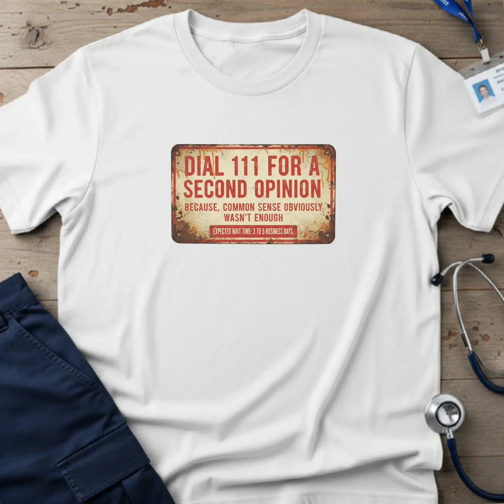 Dial111ForASecondOpinionT-Shirt-10_0cdf2193-1b26-4e31-ac6e-3ef36d9e783c - Tees That Care