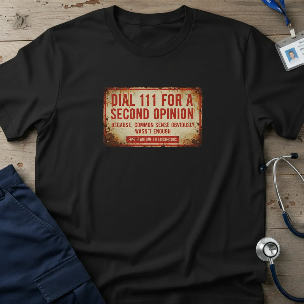 Dial111ForASecondOpinionT-Shirt-9_985d6de4-7dfc-4f09-9e06-d91849eb64e9 - Tees That Care