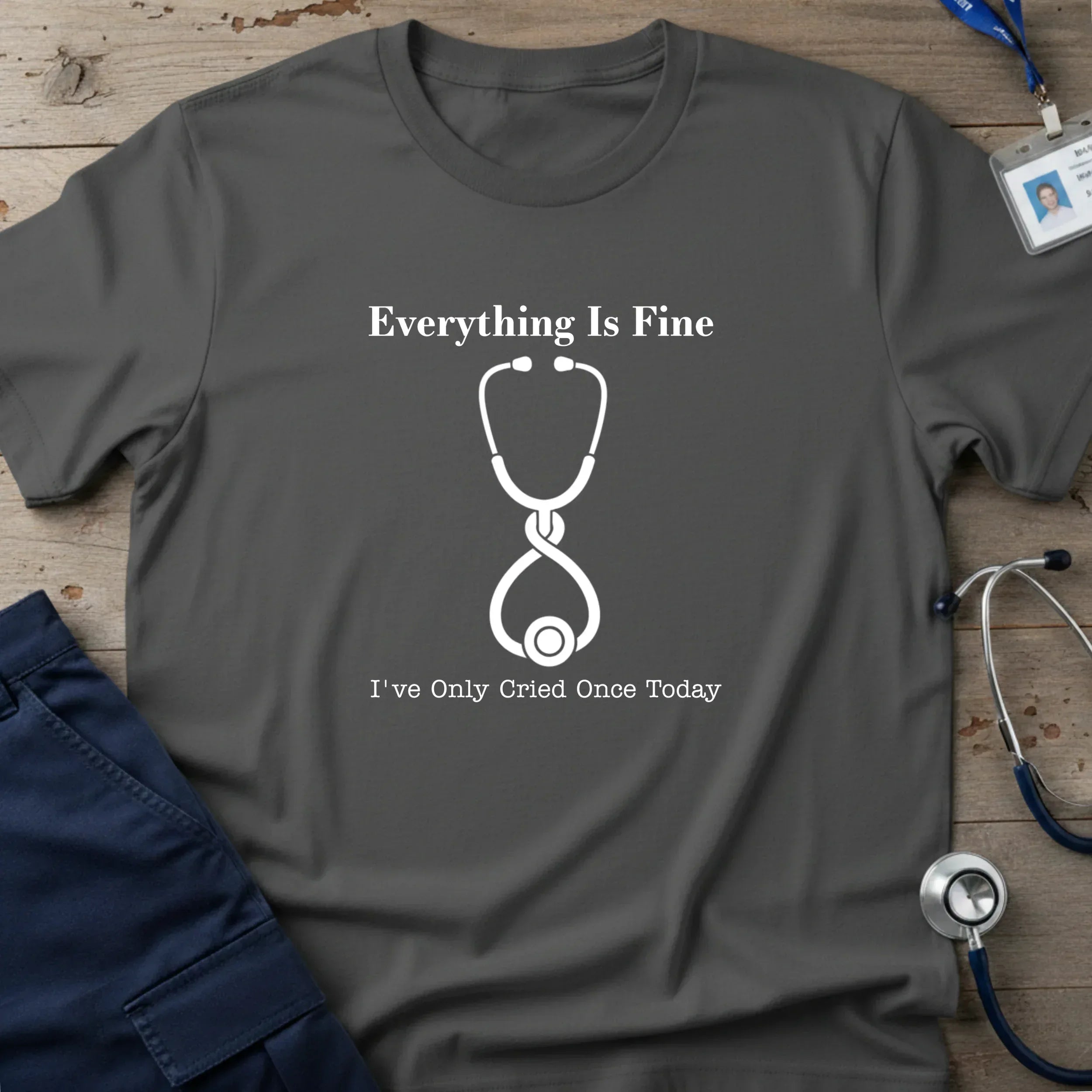 EverythingIsFineT-Shirt-1_7be29504-2b38-4c65-bc01-8240e14febde - Tees That Care