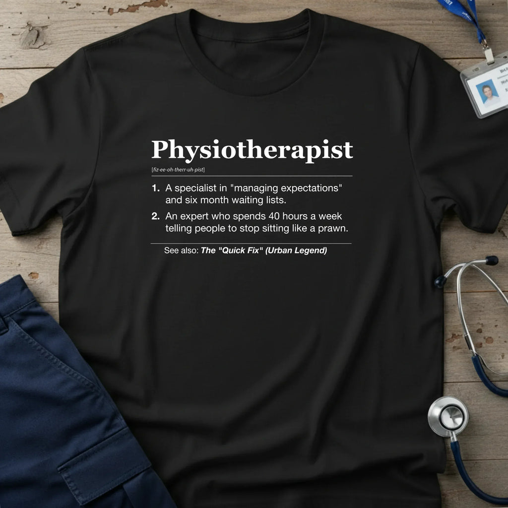 Physiotherapist_Noun_T-Shirt-9_ead1547d-e2f2-4447-99cb-9f0b3f04ade6 - Tees That Care